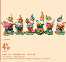 Intermarché Express Nain de jardin en polyrésine offre