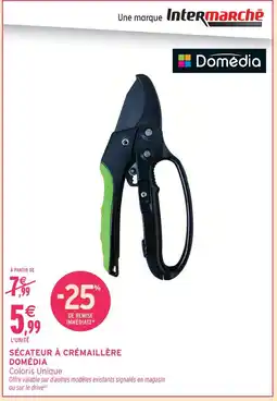 Intermarché Express Domédia sécateur à crémaillère offre