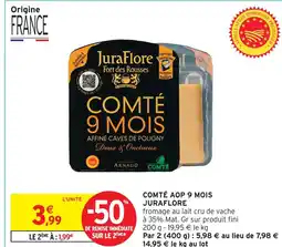 Intermarché Express Juraflore comté aop 9 mois offre