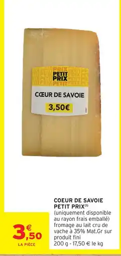 Intermarché Express Petit prix coeur de savoie offre