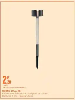 Intermarché Express Borne solaire offre