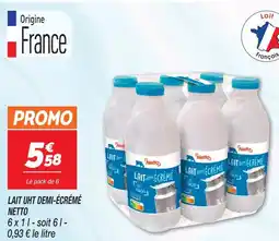 Netto Netto lait demi-écrémé uht offre
