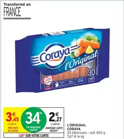 Intermarché Coraya l'original offre