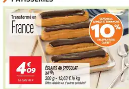 Netto Éclairs au chocolat x4 offre