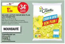 Intermarché Les crudettes salade laitue coeur bon plan offre
