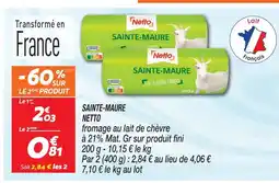 Netto Netto sainte-maure offre