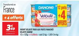 Netto Velouté danone yaourt velouté fruix aux fruits panachés offre