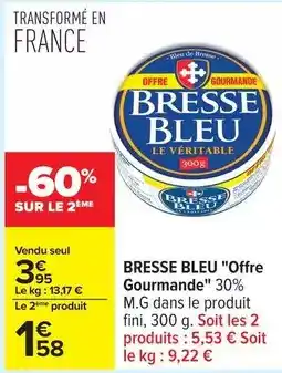 Carrefour Drive Bresse bleu offre
