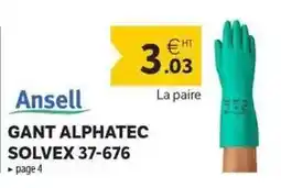 DomPro Gant alphatec offre