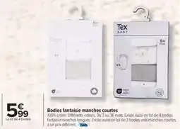 Carrefour Drive Tex - bodies fantaisie manches courtes offre