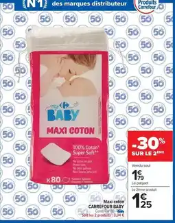 Carrefour Drive Carrefour - maxi coton offre