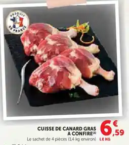 Super U Cuisse de canard gras a confire offre