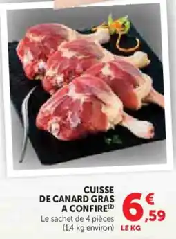 Hyper U Cuisse de canard gras a confire offre