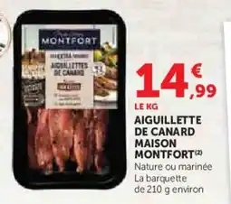 Hyper U Nature ou marinée de canard maison montfort offre