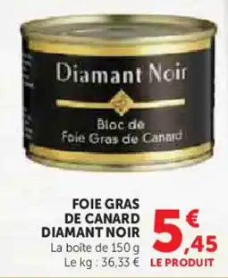 Hyper U Foie gras de canard diamant noir offre