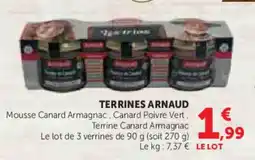 Hyper U Terrines arnaud offre