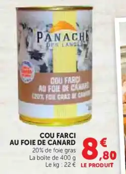 Hyper U Cou farci au foie de canard offre