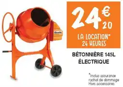 Chretien Matériaux Bétonnière électrique offre