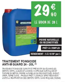 Chretien Matériaux Traitement fongicide anti-m guard 24 offre
