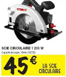 Chretien Matériaux Scie circulaire 1 200 w offre