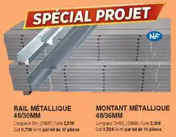 Chretien Matériaux Rail métallique offre