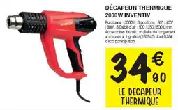 Chretien Matériaux Décapeur thermique 2000w inventiv offre