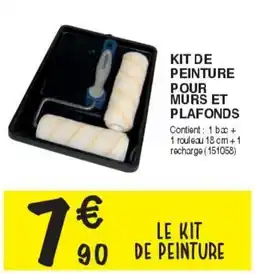 Chretien Matériaux Kit de peinture pour murs et plafonds offre