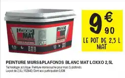 Chretien Matériaux Peinture murs&plafonds blanc mat loxxo offre