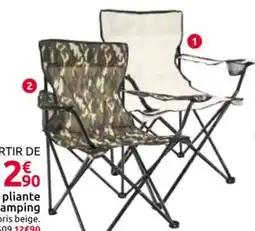 Mr Bricolage Chaise pliante de camping offre