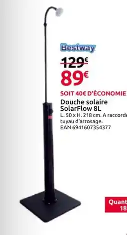 Mr Bricolage BESTWAY Douche solaire SolarFlow offre