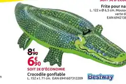 Mr Bricolage BESTWAY Crocodile gonflable offre