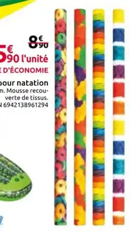 Mr Bricolage Frite pour natation offre