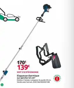 Mr Bricolage Elagueuse thermique sur perche 52 cm³ offre