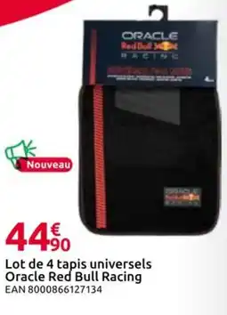 Mr Bricolage ORACLE Lot de 4 tapis universels Red Bull Racing offre