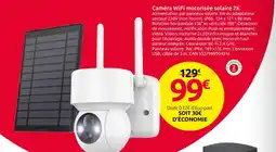 Mr Bricolage Caméra WiFi motorisée solaire 2K offre