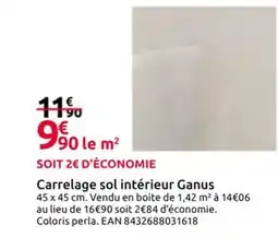 Mr Bricolage Carrelage sol intérieur Ganus offre