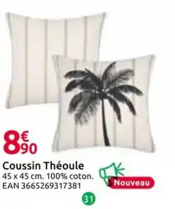 Mr Bricolage Coussin Théoule offre