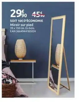 Mr Bricolage Miroir sur pied offre