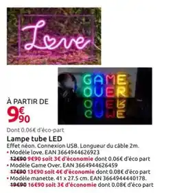 Mr Bricolage Lampe tube LED offre