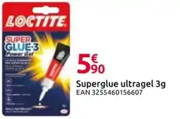 Mr Bricolage LOCTITE Superglue ultragel 3g offre