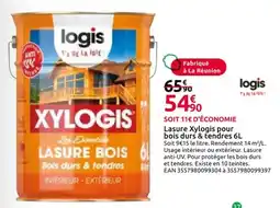 Mr Bricolage LOGIS Lasure Xylogis pour bois durs & tendres offre