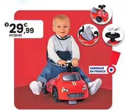 JouéClub Porteur auto rouge offre