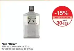 Monop' ROKU Gin offre