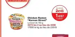 Monop' KOREAN STREET Chicken Ramen offre