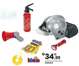 JouéClub Set pompier avec casque offre