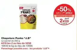 Monop' J.B Chapelure Panko offre