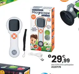 JouéClub Microscope loupe vidéo offre