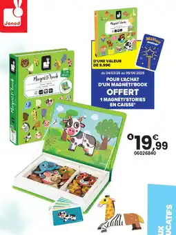 JouéClub Magnéti'book animaux offre