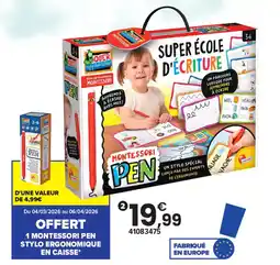 JouéClub Montessori pen mon école d'écriture offre