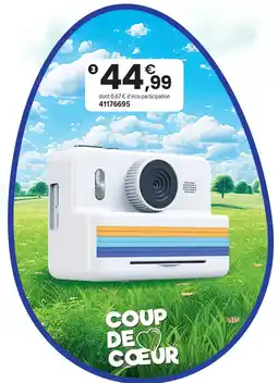 JouéClub Appareil photo instantané offre